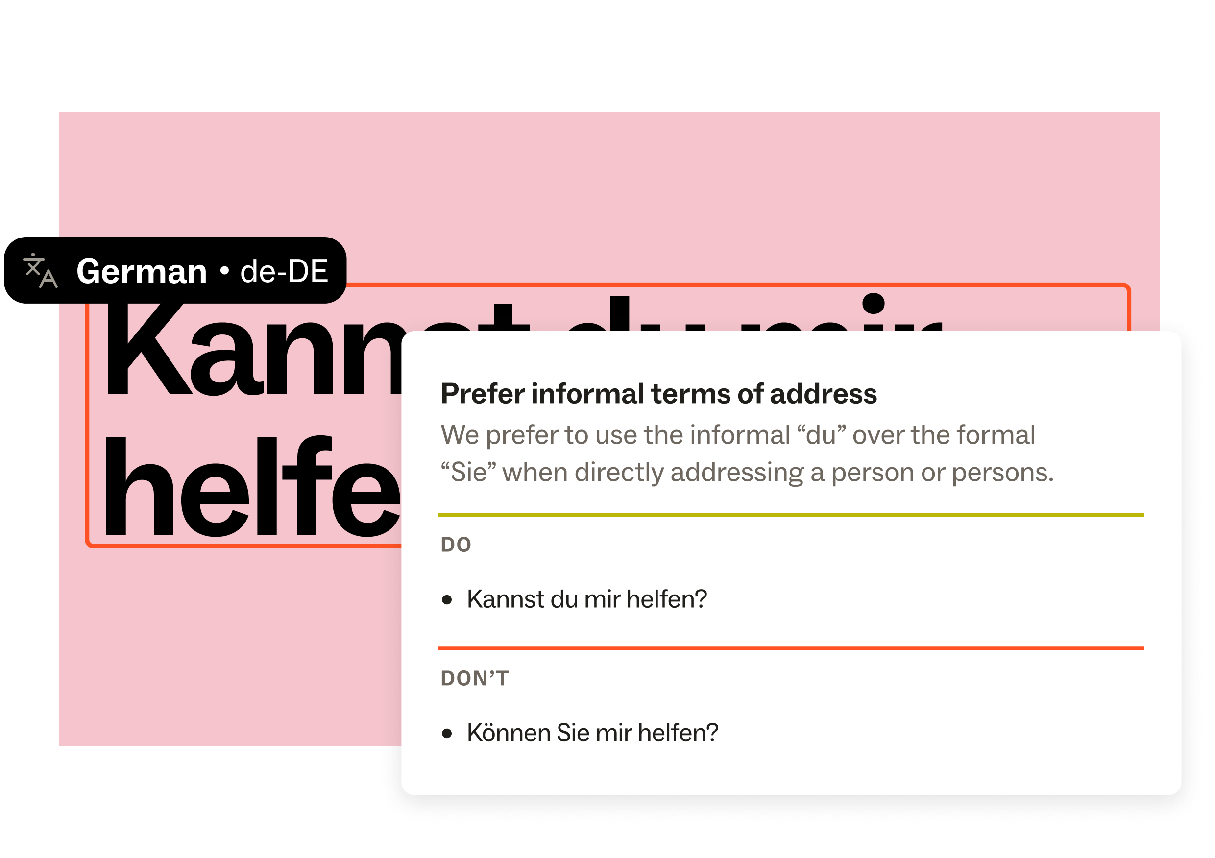 Enforce locale-specific style guides